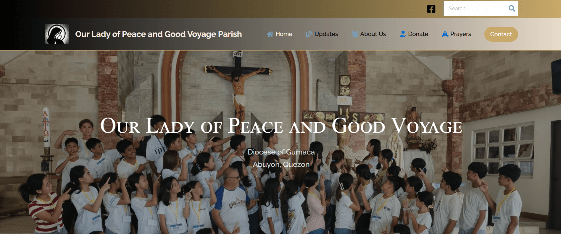 St. Michael The Archangel Mission Center — website screenshot