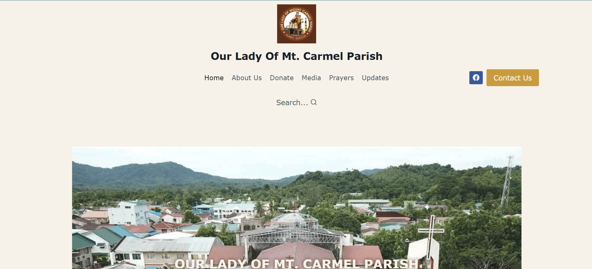 St. Michael The Archangel Mission Center — website screenshot