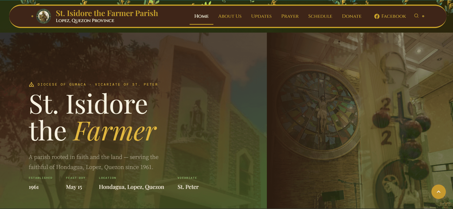 St. Michael The Archangel Mission Center — website screenshot