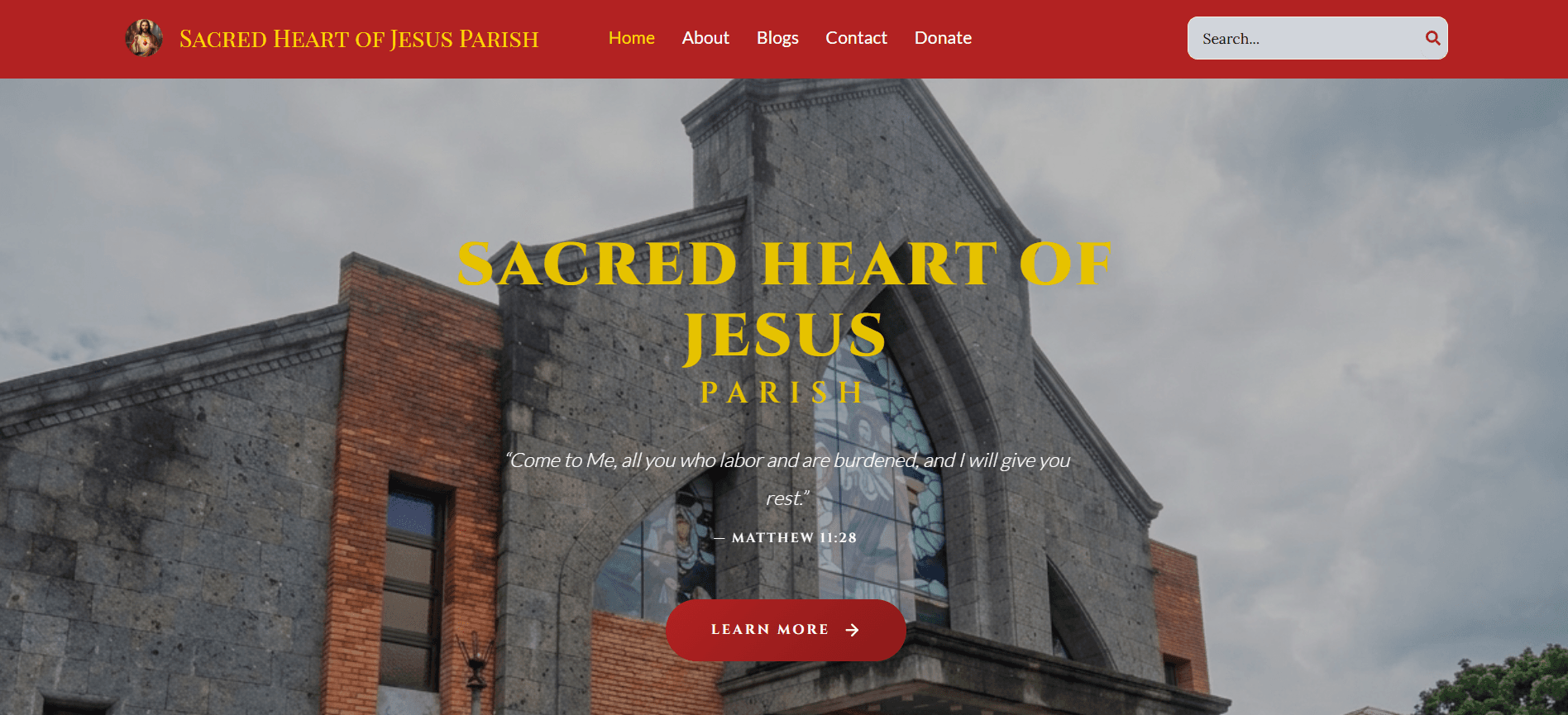 St. Michael The Archangel Mission Center — website screenshot