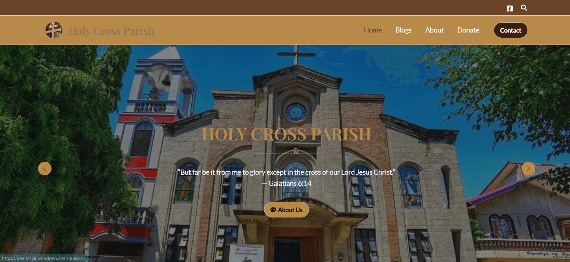 St. Michael The Archangel Mission Center — website screenshot