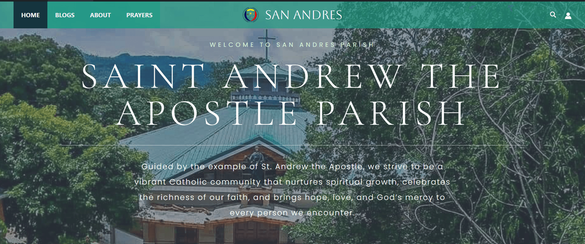 St. Michael The Archangel Mission Center — website screenshot